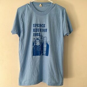 Spence Reunion 1985 vintage blue tee